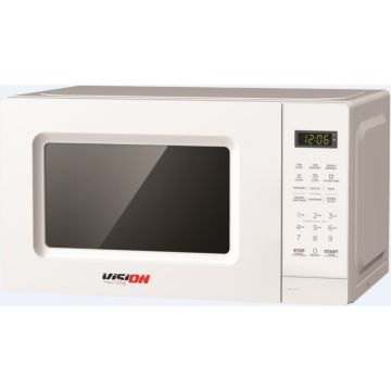 Cuptor cu microunde Vision Chef VCM20CDA, 20 l, 700 W, 11 nivele putere, Control digital, Alb