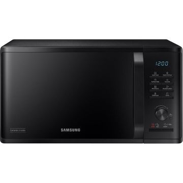 Samsung Cuptor cu microunde Samsung MS23K3515AK/OL, 23 l, 800 W, Auto cook, Quick Defrost, Interior ceramic, Child lock, Negru